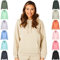 Light & Shade LSLSWT005 Super Soft Touch Loungewear Kapuzen-Sweatshirt-Oberteil für Damen, Sand, XL