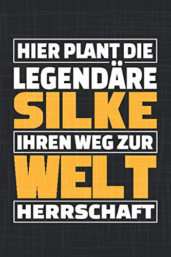 Silke: Personalisiertes Notizbuch / Vorname Silke / liniert / 120 Seiten / A5