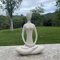 Echainstar Yoga-Figur, Ornament für Zuhause, Zen, buddhistische Namaste, Yoga-Statue, Skulptur, Innen- und Außenbereich, Dekoration für Geburtstag, Muttertag
