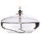BOZHEN Lampe à Huile de Verre Transparente Lampe de kérosène d'éclairage d'urgence Décoration de Verre créative Lampe à Huile pour intérieur Lampe de Beurre ménagère sans fumée, H-5.5 cm