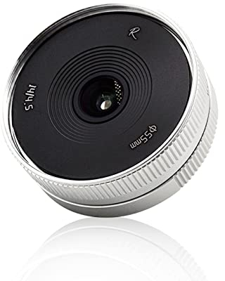 AstrHori 14 mm F4,5 Ultraweitwinkelobjektiv Manuelles APS-C-Objektiv Starke Anti-Verzerrung Kompatibel mit Fuji Fujifilm X-Mount spiegellose Kamera X-PRO1,X-E1,X-E2,X-H1,X-T1,X-T10,X-T2,usw(Silber)