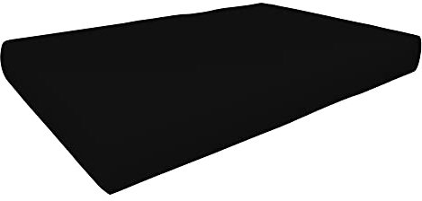 POKAR Palettenkissen Wasserabweisend Palettenauflagen mit abnehmbarem Bezug Palettenauflage Palettenmöbel Palettensofa, Sitzkissen 120x80, Schwarz