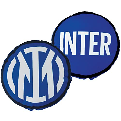 Inter Hermet F.C Cusino Rotondo Arredamento | Nero Azzurro | Prodotto Ufficiale, 40x40