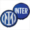 Inter F.C Runder Kissenbezug | Schwarz Hellblau | Offizielles Produkt