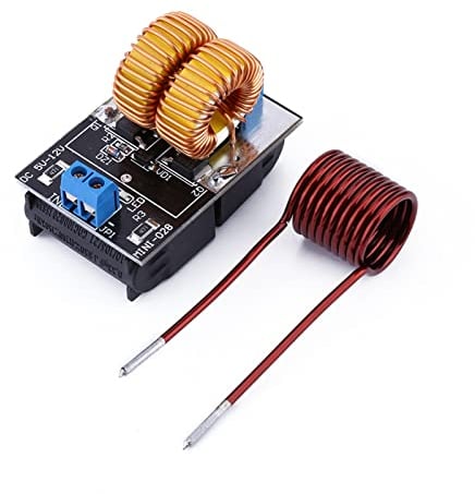 Módulo de Potencia de Calentamiento por Inducción ZVS 5V a 12V ZVS Placa de Calentamiento por Inducción de bajo Voltaje Bobina de Calentamiento Escalera de Tesla Jacob con Bobina