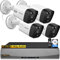 (8 Channel Outdoor CCTV Camera System) 8MP HD NVR with 2TB Hard Drive and 4pcs 4K Weatherproof Security Camera, Motion Detection, 2-Way Audio, 24/7 Video Surveillance, PoE IP Outdoor, Easy DIY