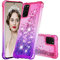 QIWEIQING Kompatibel mit Samsung Galaxy S20+ Glitzer Handyhülle, Hülle Flüssig Treibsand Mädchen Frauen Quicksand Weich TPU Bumper Silikon Schutzhülle für Galaxy S20 Plus.Pink Purple YBJ