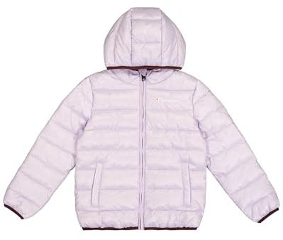 Champion Unisex Kinder Legacy Outdoor B (306868) -Wr Light Cirè 40gr Small Script Logo Hooded Jacke, lila (VS057), 15-16 Years
