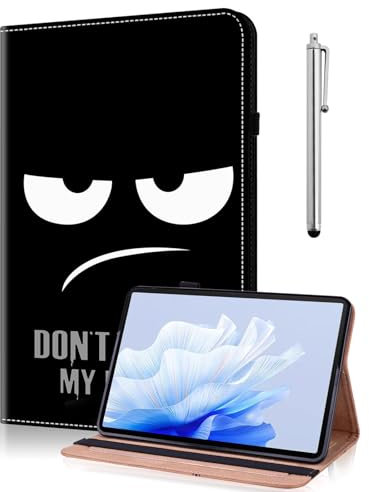 TUOLISG Galaxy Tab S5e Hülle T720,PU Leder Flip Case Brieftasche Stifthalter Tablet Schutzhülle mit Stylus Stift für Samsung Galaxy Tab SM-T720/T725 (2019) 10.5 Tablette -Nicht anfassen