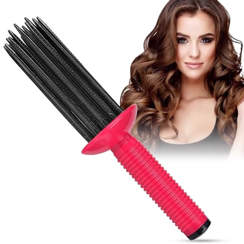 Kämme für Haar, Hair Curler Fluffy Curling, Curling Roll Comb, Curly Hair Brush, Kämme Flauschiges Haar, Hair Curling Styling Bürste, Lockenwickler, Lockenstab für Frauen, Zuhause, Reisen, Dating