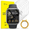 GiiYoon 8 Pezzi Pellicola Protettiva per Apple Watch Series 6/5/4/SE 44mm, Copertura Completa Protezione Schermo, HD Trasparente Film TPU, Pellicola TPU Flessibile, Facile Installazione, Senza Bolle
