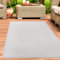 CARPETIA Teppich In- Outdoor Wohnzimmer Garten Wintergarten Balkon Terrasse Flachgewebe Fußbodenheizung geeignet strapazierfähig mit Zick-Zack Look in Beige, 200 x 290 cm