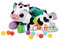 Maxi Peluche Piscine à Balles Musicale, Piscine à Balles Bébé 3 en 1, Peluche Géante Vache Sensorielle et Évolutive, Piano Lumineux, Hochets, Cadeau Bébé Dès 9 Mois - Contenu en Français