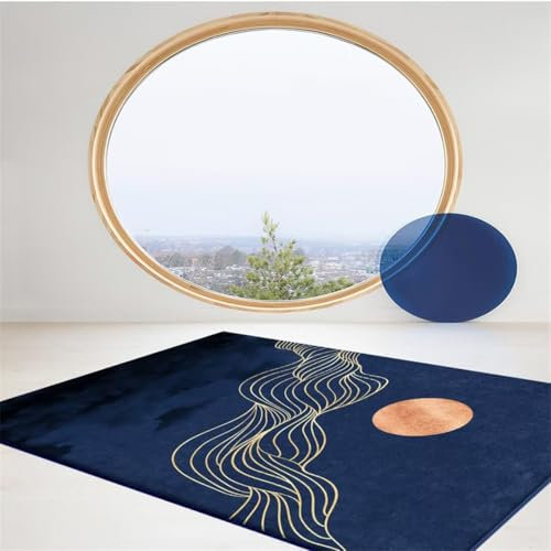 küche Dekoration Kinder teppiche Blauer Teppich Kurve Druck Design Klassische kann angepasst Werden kinderzimmer 40X150CM