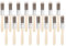 sourcing map 16pcs Paint Brushes 1 Flat Paint and Chip Brushes with Wooden Handle for DIY Paint Flat Art Furniture Fences Deck Wall Trim, Brown