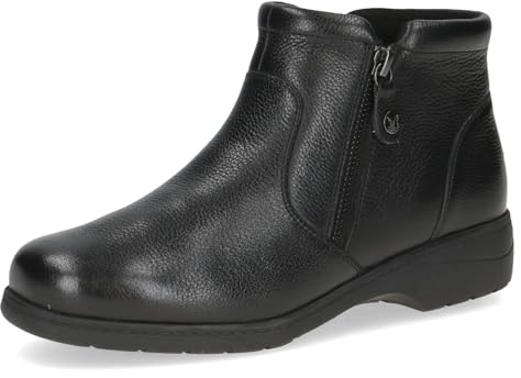 CAPRICE Comfort Women's leather ankle boots extra width H