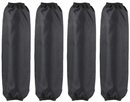 Aublinto Motorrad Stoßdämpferabdeckung Schwarze Nylon Stoßdämpfer Staubschutz universelle Stoßdämpfer Schutz Schutzhülle für Fahrrad ATV Quad-Scooter Motorrad Vordergabel Schutz Abdeckung,35cm