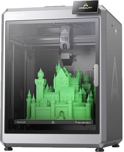Creality K2 Plus 3D Drucker, Support Multicolor Druckanforderungen CFS, max. 600 mm/s Schnelldruck, Dual AI Kameras, Vollauto-Leveling, FDM 3D Drucker, großes Gebäudevolumen 350x350x350 mm