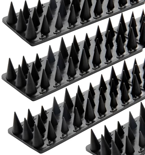 OFFO Taubenabwehr, Vogelabwehr Spikes 7,5m, Taubenabwehr Balkon für Taube Abschreckung Vogel oder Tiere Weg zu halten, Zaun Spikes der Vogelabwehr deckt, Schwarz
