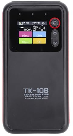 Dilwe Soldador de la Batería, Diseño Portátil y Potente, Multifuncional, Soldadura de Alta Precisión, Protección de Seguridad Inteligente, Interfaz Fácil de Usar con Operación Inteligente, 1200A