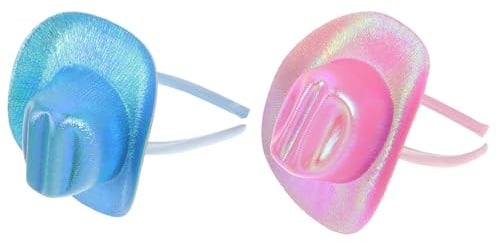 Pack Kleiner Zylinder Haarreifen Damen Halloween Geschenkideen Pink Blau