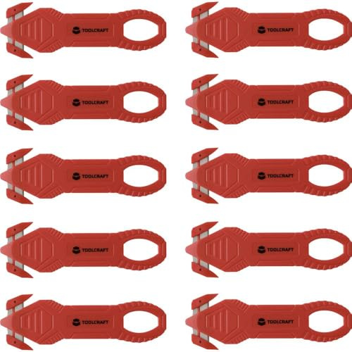 Toolcraft TO-10284090 Sicherheits-Kartonmesser 10 St.