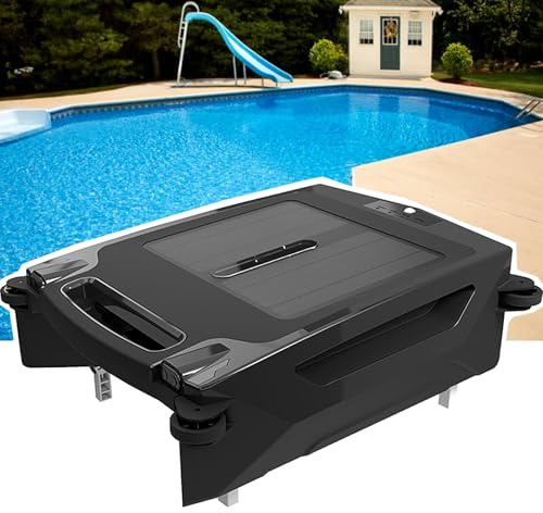 Pool Skimmer Robot - Automatic Cleaning System with Solar Panel and Dual Charging for Effortless Maintenance