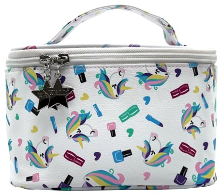 Wald Trousse de toilette licorne pour enfants, aventures heureuses, décoration licorne, pour voyage, sport et école, 20 x 14 x 13 cm
