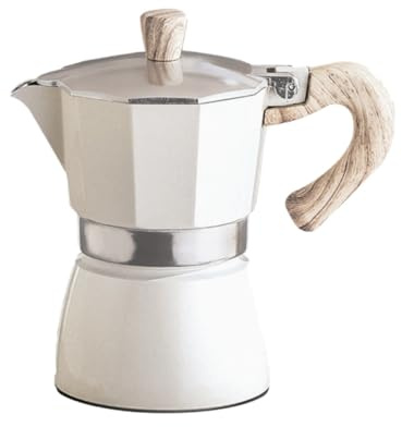 Gadpiparty Caffettiera Moka in Alluminio Impugnatura Ergonomica da 300 Ml Macchina per Caffè Manuale Contenitore per Caffè Espresso Facile da Pulire e Versare per Uso Domestico e Ufficio