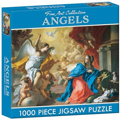 TGSC | Angels - Annunciation 1000 Piece Jigsaw Puzzles for Adults | Challenging Therapeutic Fun | Ideal Indoor Pastime | Quality Illustration | Jigsaw Puzzles for Adults