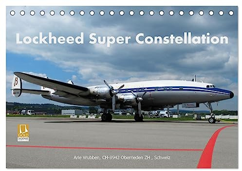 Lockheed Super Constellation HB-RSC (Tischkalender 2026 DIN A5 quer), CALVENDO Monatskalender: Die Superconnie war die Königin der Lüfte, die Marylin ... für Fan und Fotograf. (CALVENDO Mobilitaet)