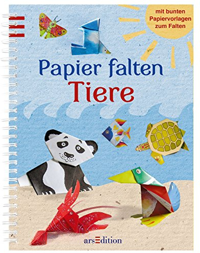 Papier falten Tiere: mit bunten Papiervorlagen zum Falten