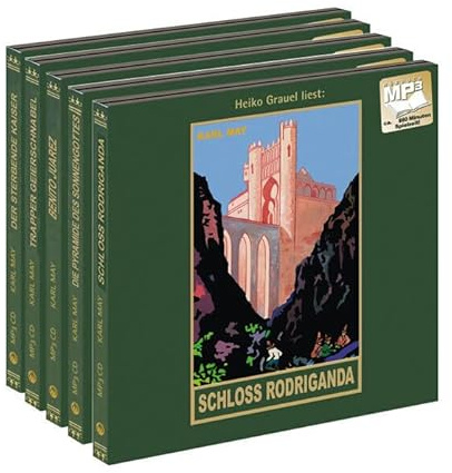 Die Rächerjagd rund um die Erde: Von Schloss Rodriganda bis Der sterbende Kaiser Band 51-55 der Gesammelten Werke als mp3-Hörbuch: Fünf ungekürzte Hörbücher