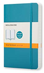 Moleskine Classic Colored Quaderno, Tascabile, a Righe, Underwater Blue