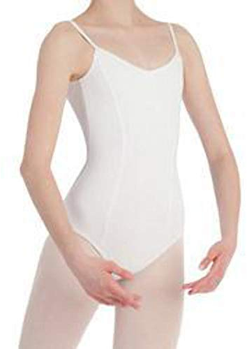 Capezio Princess Camisole Leotard, White, Large