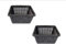 Pondh2o 19cm Square Water Garden Aquatic Mesh Pond Plant Flower Basket Pack of 2, Plastic Slotted Mesh Water Garden Planting Pots Baskets | VALUE PACK