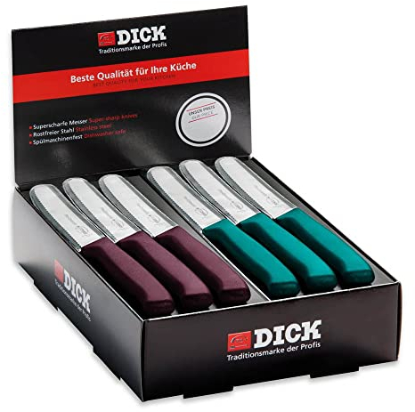 Dick Pro Dynamic Allzweckmesser Display 40-tlg. violett/türkis