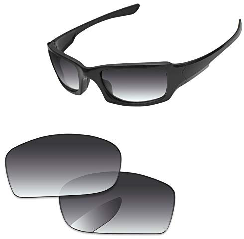 PapaViva Verres de rechange pour Oakley Fives Squared, Gradient, 0