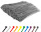 Gocableties Kabelbinder 1000 Stück Silber/Grau, 200 mm x 4,8 mm mit 22,2 kg Zugfestigkeit, UV Beständig Set