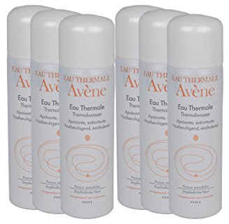 Avène Eau Thermale Thermal water - 6 x 50 ml spray cans.