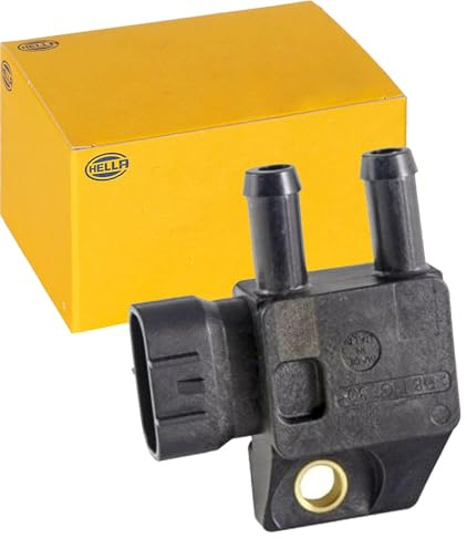 HELLA 6PP 009 409-311 Sensor, Abgasdruck - 3-polig - geschraubt | Kompatibel mit: TOYOTA AURIS Kombi, LAND CRUISER 200