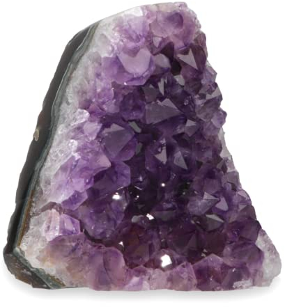 Deep Purple Project Amethyst Stein Groß, 500 bis 800 gr, Druse zum aufladen, Geoden aus Uruguay, Kristalle xl