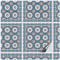 FoLIESEN Fliesenaufkleber für Bad, Küche, Badezimmer - Fliesen-Folie selbstklebend - Orientalische Azulejos - 16 Klebefliesen, .:20x20 cm / 16-tlg. Set