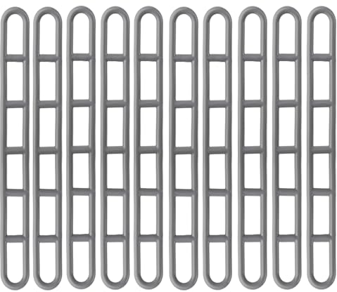 BITS4REASONS RUBBER CARAVAN EXTRA STRONG STORM/HIGH WIND DURABLE AWNING LADDERS PEGGING TENSION STRAPS 10 UNIT PACK
