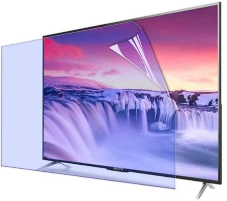 AOHMG Protecteur d'écran TV 60 inch, Anti-Blue Light Ultra-Clear Anti Glare Protecteur d'écran pour Les écrans LCD, LED, OLED et 4K QLED HDTV,A