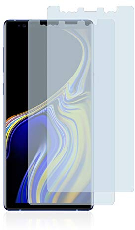 BROTECT Full-Cover Schutzfolie Matt für Samsung Galaxy Note 9 (2 Stück) - Full-Screen Displayschutz-Folie, 3D Curved, Anti-Reflexion