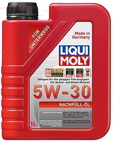 LIQUI MOLY Nachfüll-Öl 5W-30 | 1 L | Synthesetechnologie Motoröl | Art.-Nr.: 21286