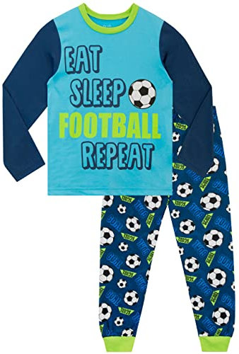 Harry Bear Boys Pyjamas Football Blue 10-11 Years