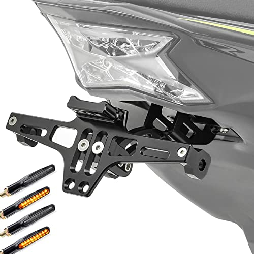 Kennzeichenhalter + 4X LED Blinker für Yamaha FZ8 / YZF-R 125 KB2