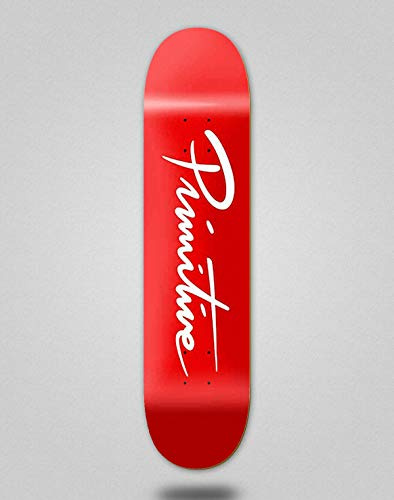 Primitive Skateboard Monopatin Deck Script Core 8.125 Rot